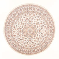 Perzisch tapijt - Tabriz - Royal rond  - 250 x 250 cm - crème