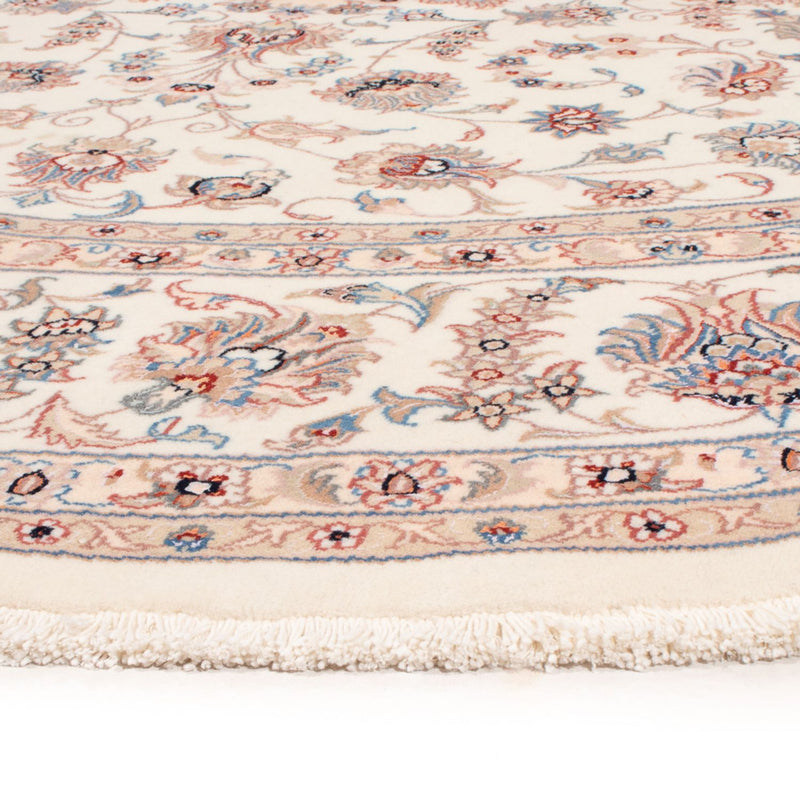 Perzisch tapijt - Tabriz - Royal rond  - 250 x 250 cm - crème