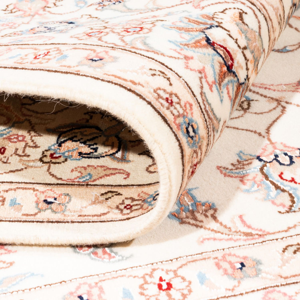 Perzisch tapijt - Tabriz - 200 x 147 cm - crème