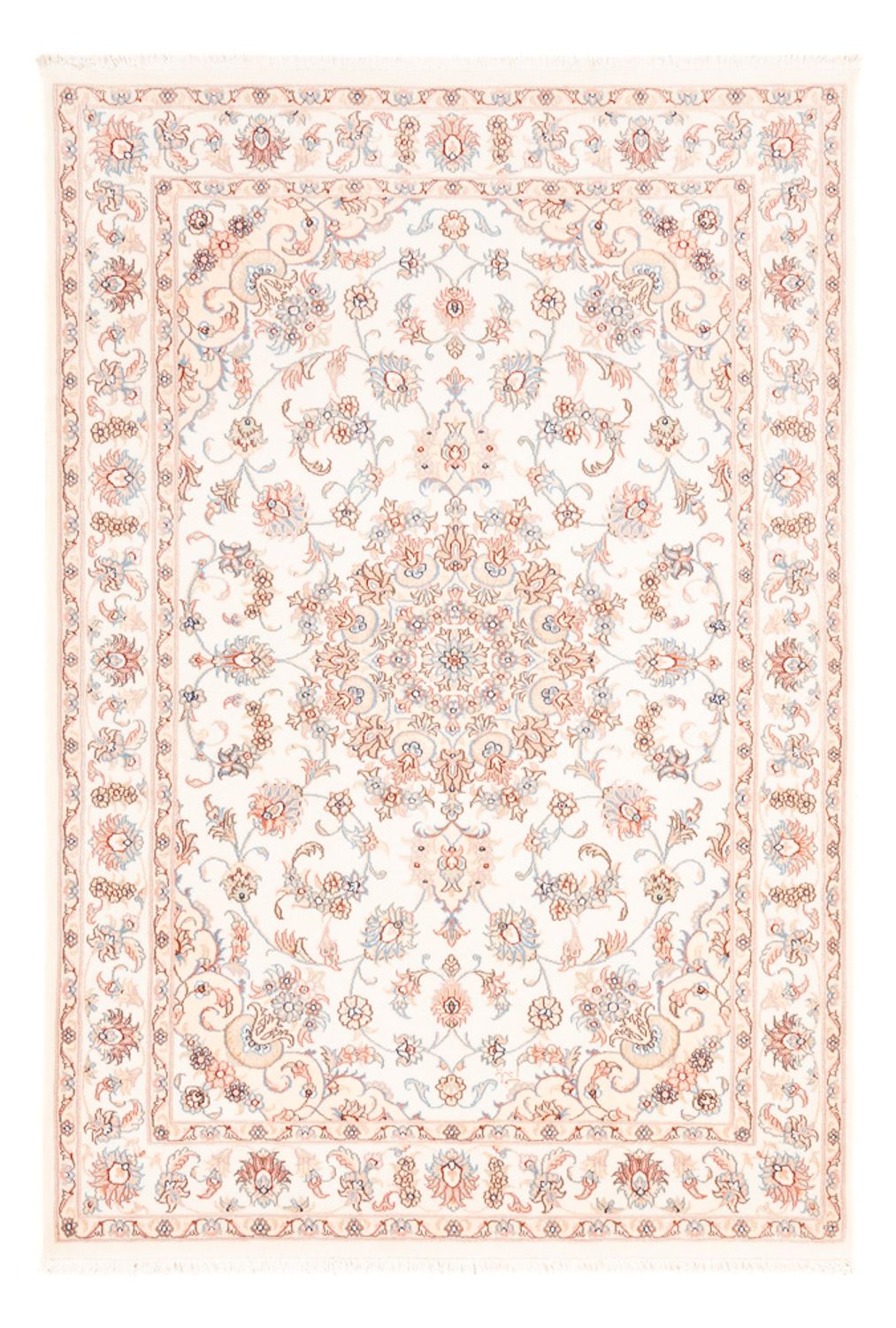 Perzisch tapijt - Tabriz - 176 x 122 cm - crème
