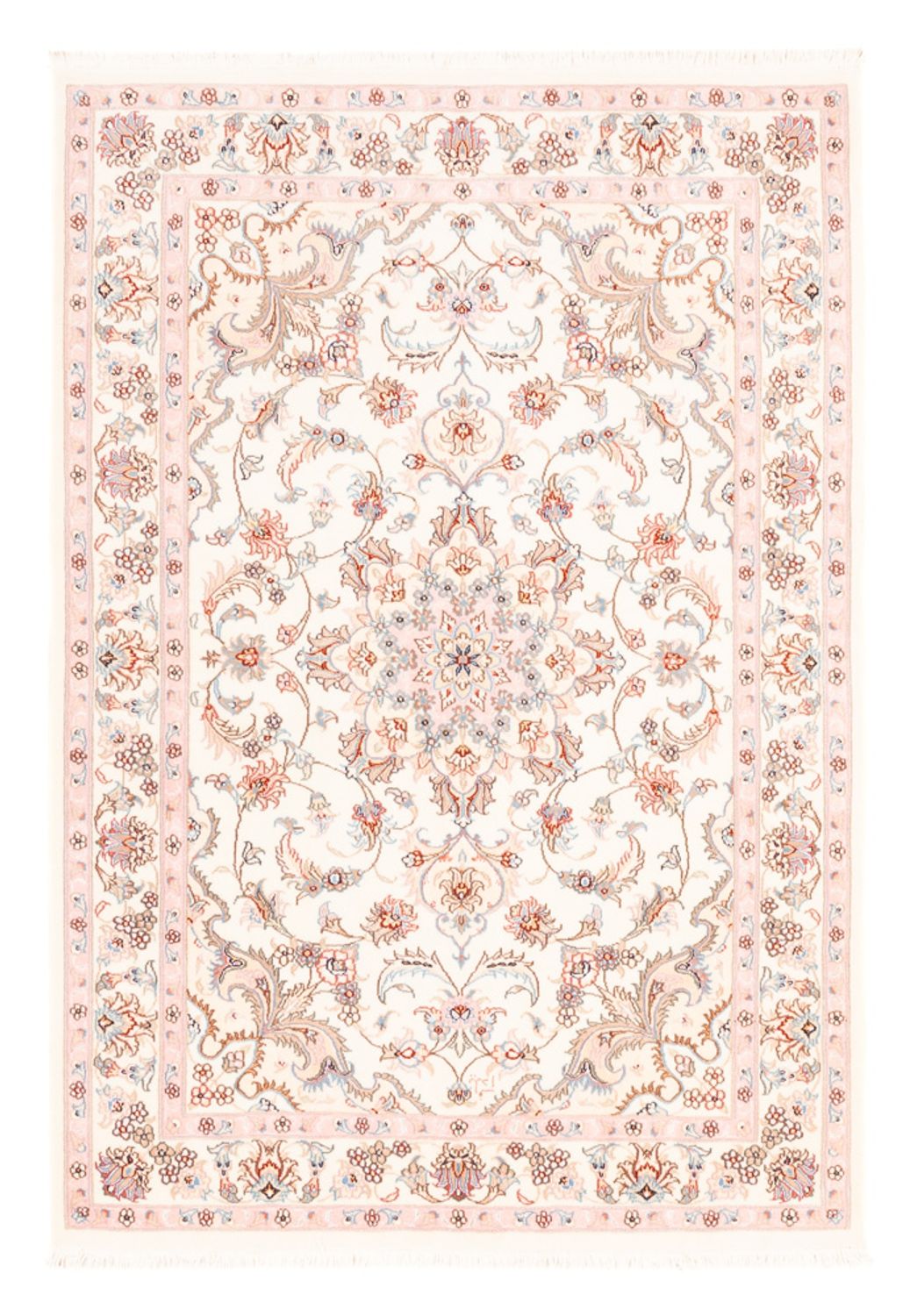 Perzisch tapijt - Tabriz - 157 x 108 cm - crème