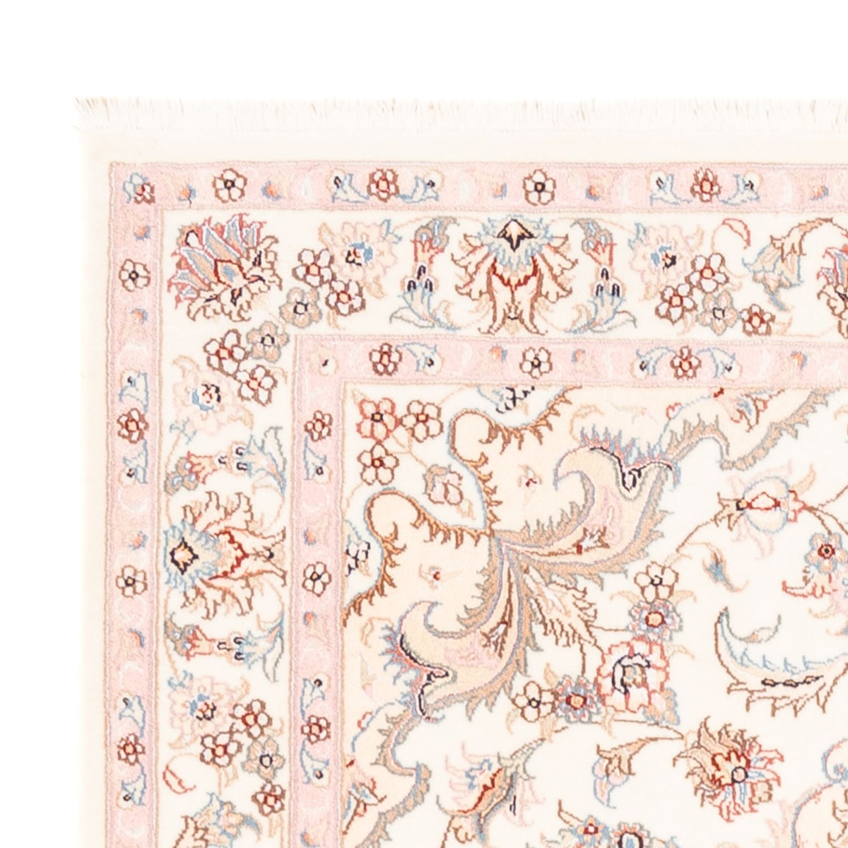 Perzisch tapijt - Tabriz - 157 x 108 cm - crème