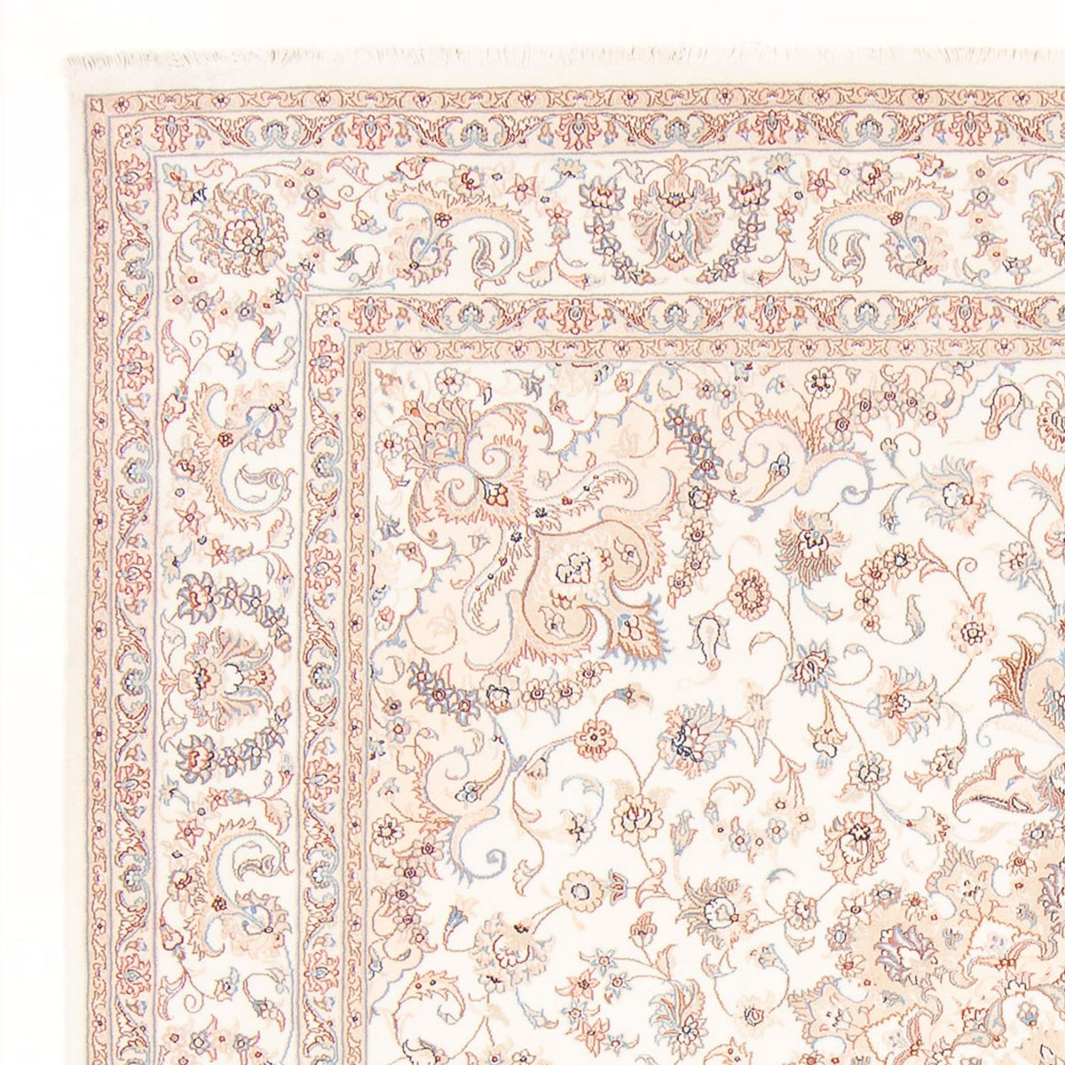 Perzisch tapijt - Tabriz - Royal - 260 x 245 cm - crème