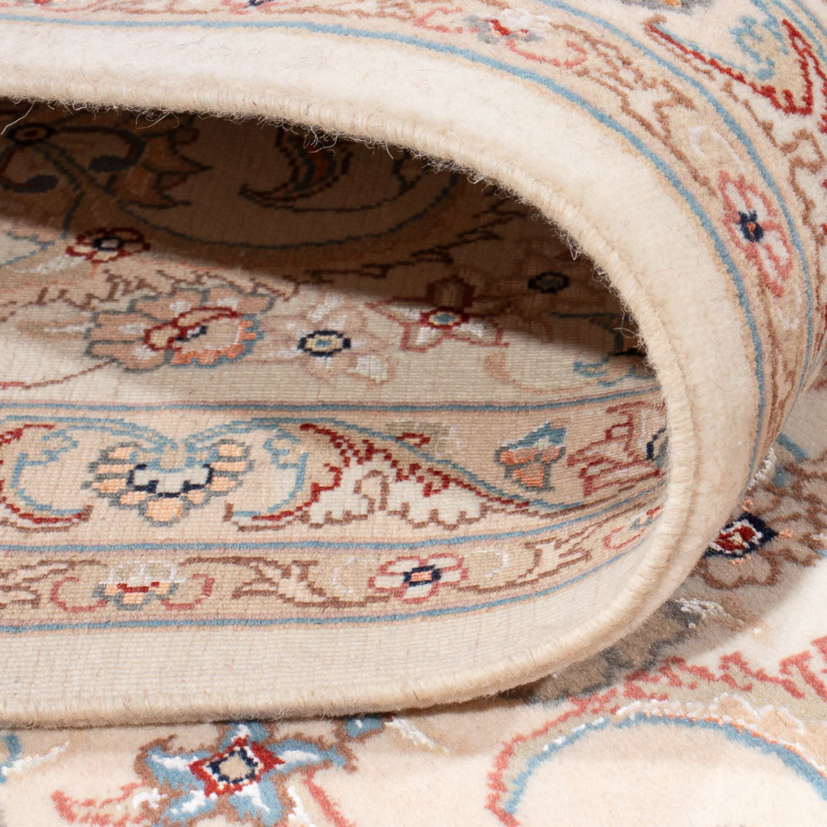 Perzisch tapijt - Tabriz - Royal - 260 x 245 cm - crème