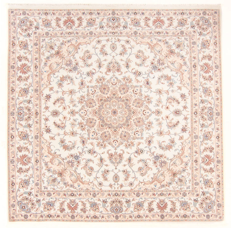 Perzisch tapijt - Tabriz - Royal vierkant  - 205 x 200 cm - crème