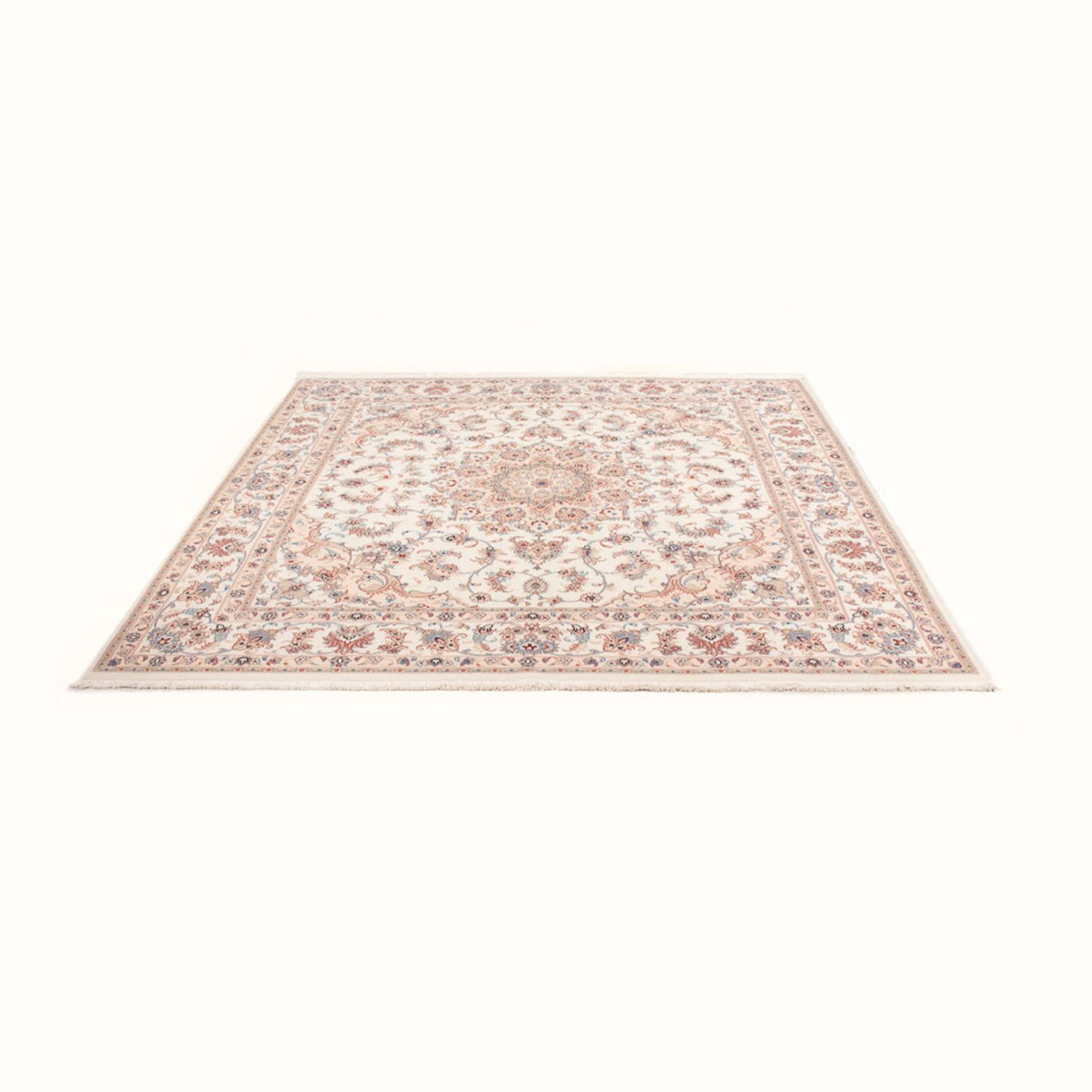 Perzisch tapijt - Tabriz - Royal vierkant  - 205 x 200 cm - crème
