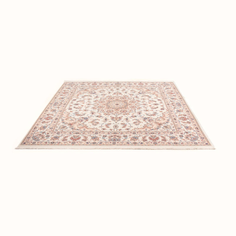 Perzisch tapijt - Tabriz - Royal vierkant  - 205 x 200 cm - crème