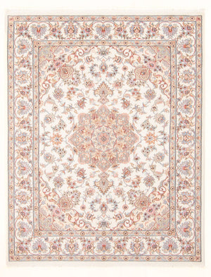 Perzisch tapijt - Tabriz - Royal - 198 x 152 cm - crème
