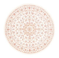 Perzisch tapijt - Tabriz rond  - 150 x 150 cm - crème