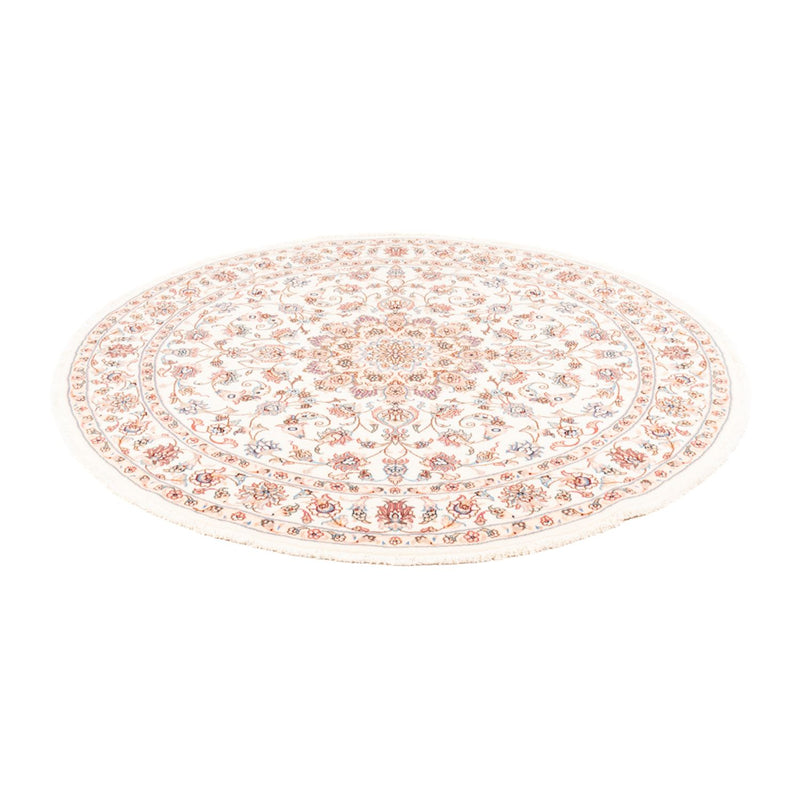 Perzisch tapijt - Tabriz rond  - 150 x 150 cm - crème