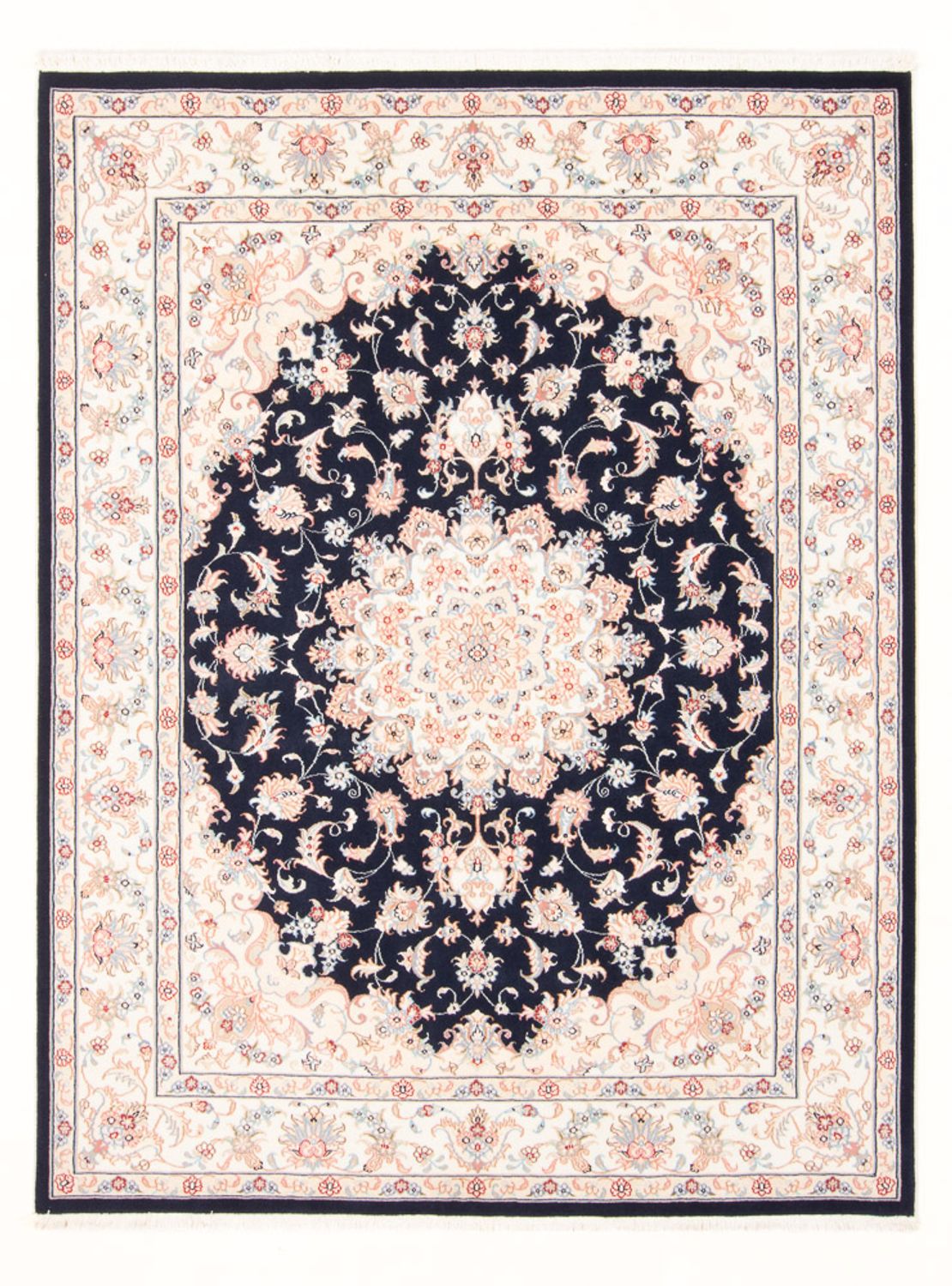 Perzisch tapijt - Tabriz - Royal - 200 x 149 cm - donkerblauw