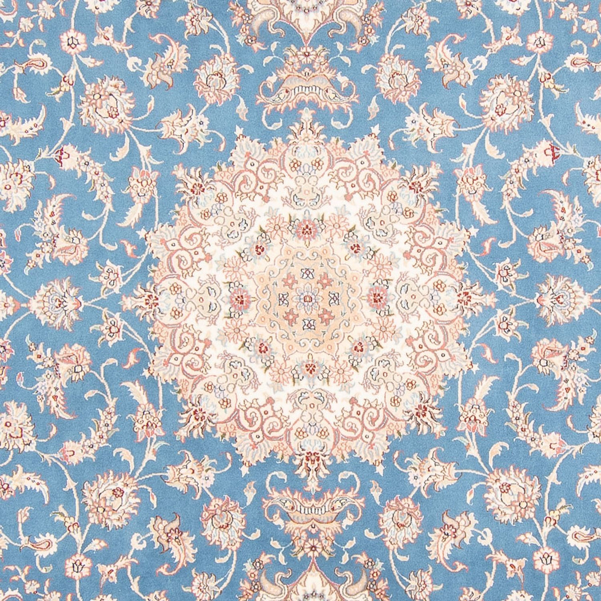 Perzisch tapijt - Tabriz - Royal - 300 x 200 cm - lichtblauw