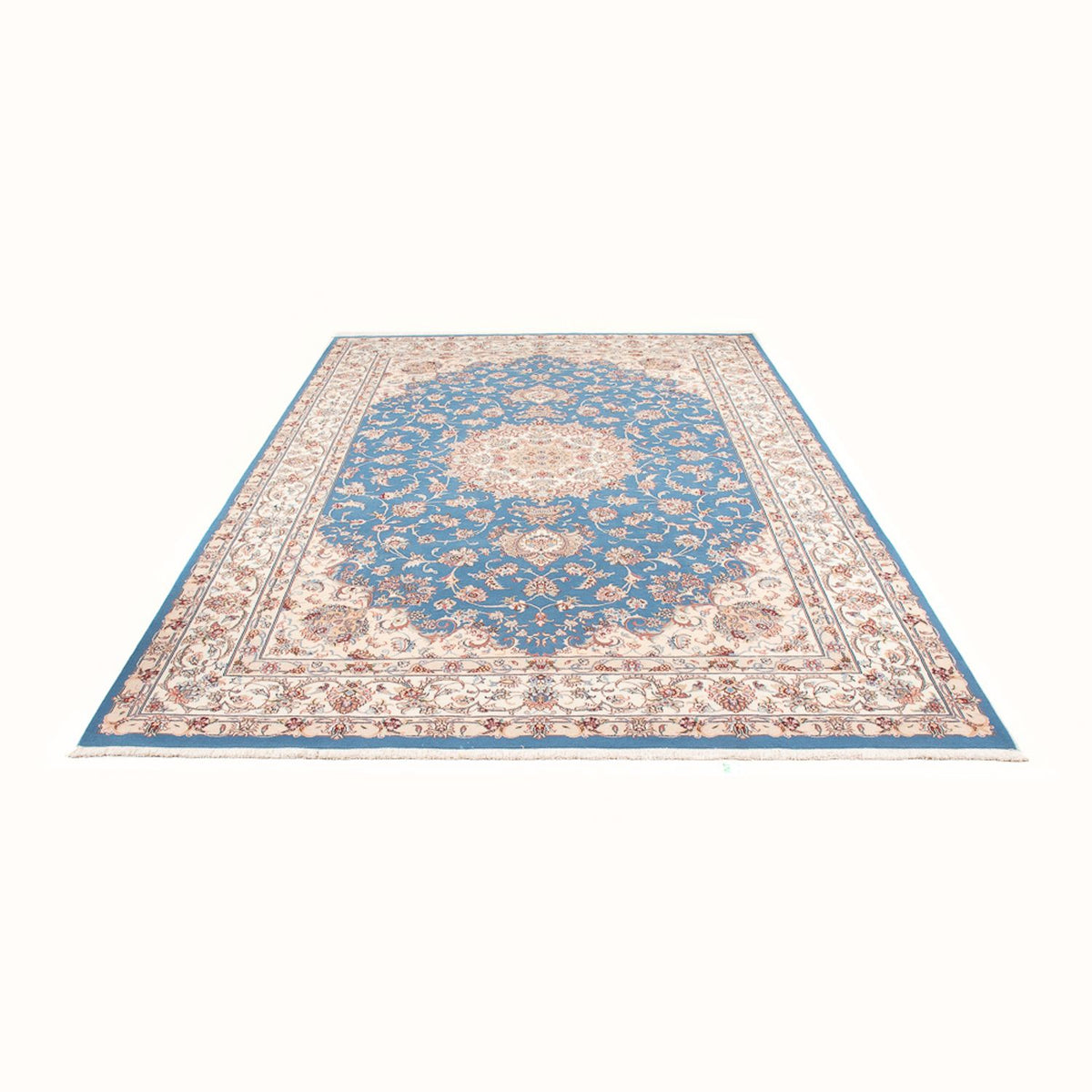 Perzisch tapijt - Tabriz - Royal - 300 x 200 cm - lichtblauw