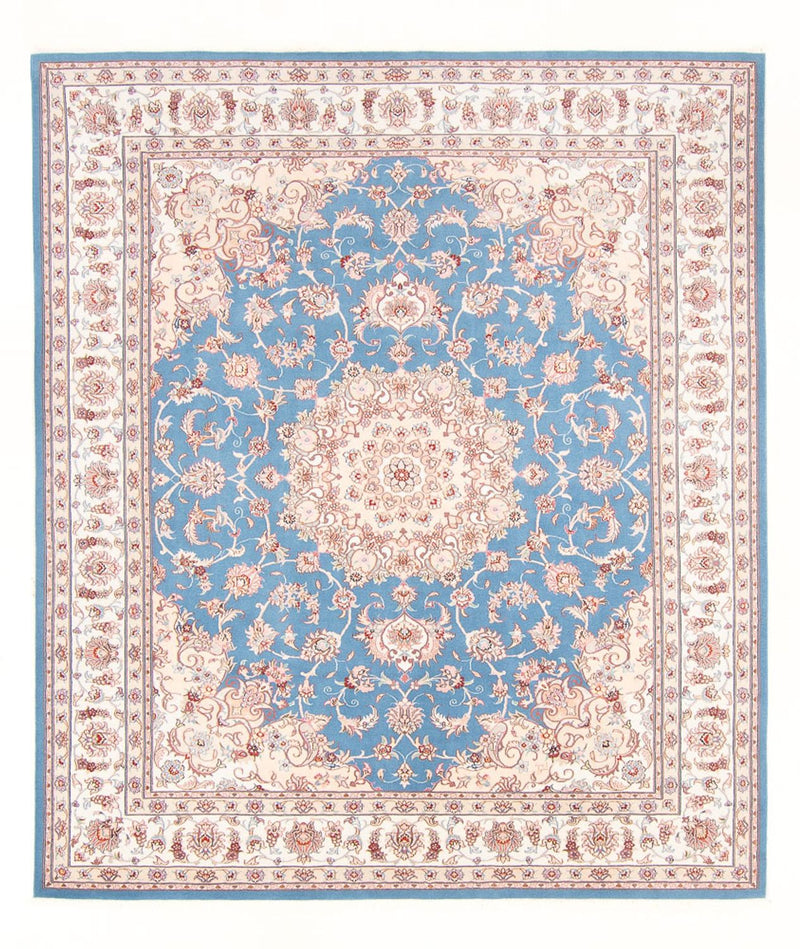Perzisch tapijt - Tabriz - Royal - 253 x 197 cm - lichtblauw