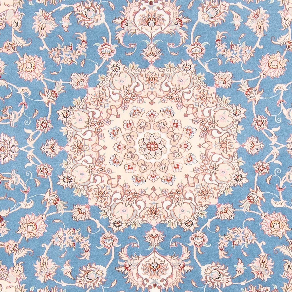 Perzisch tapijt - Tabriz - Royal - 253 x 197 cm - lichtblauw