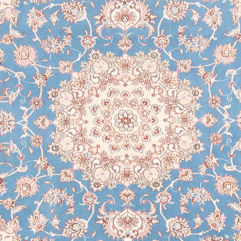Perzisch tapijt - Tabriz - Royal - 253 x 197 cm - lichtblauw