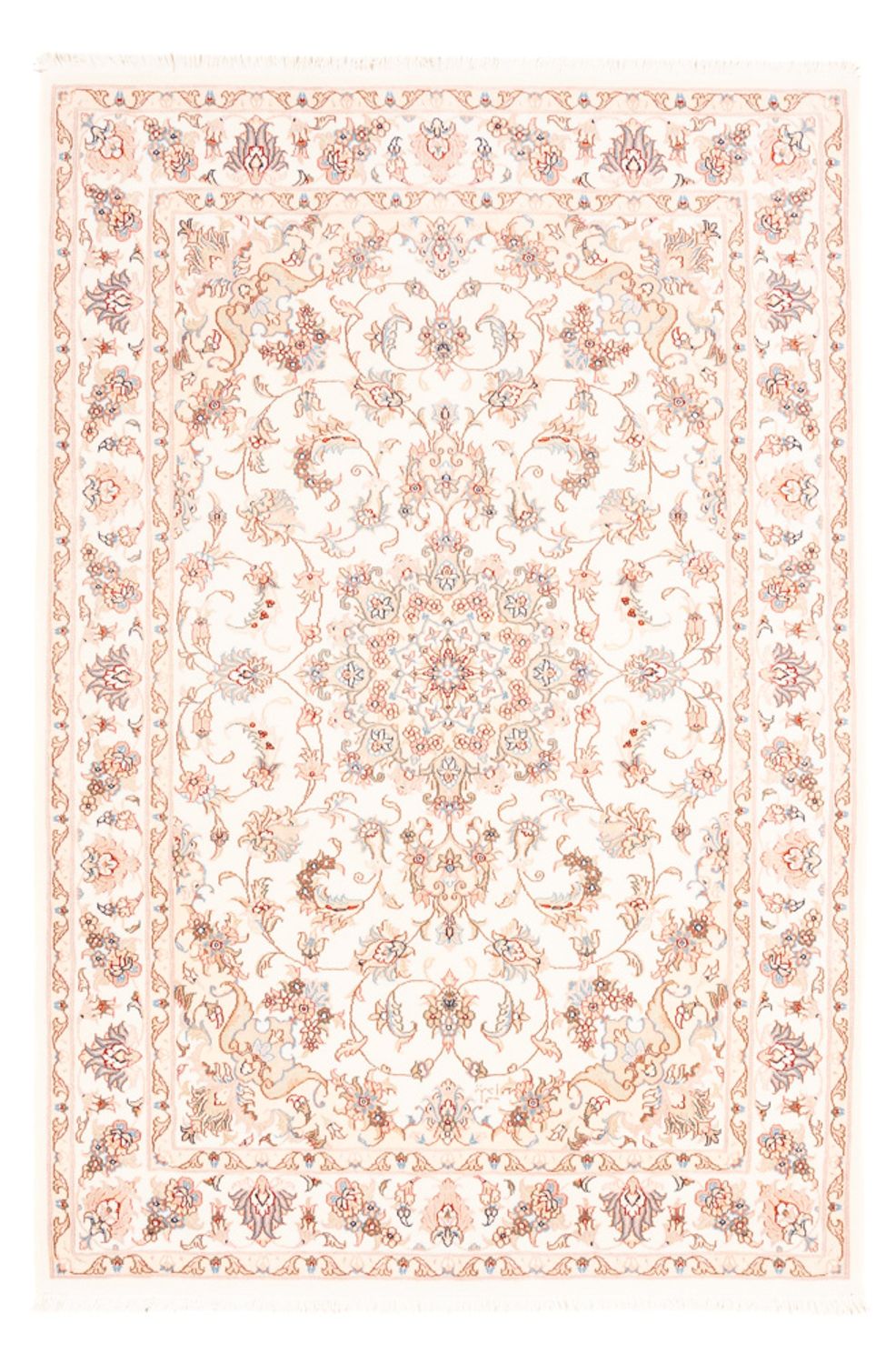 Perzisch tapijt - Tabriz - 175 x 120 cm - crème