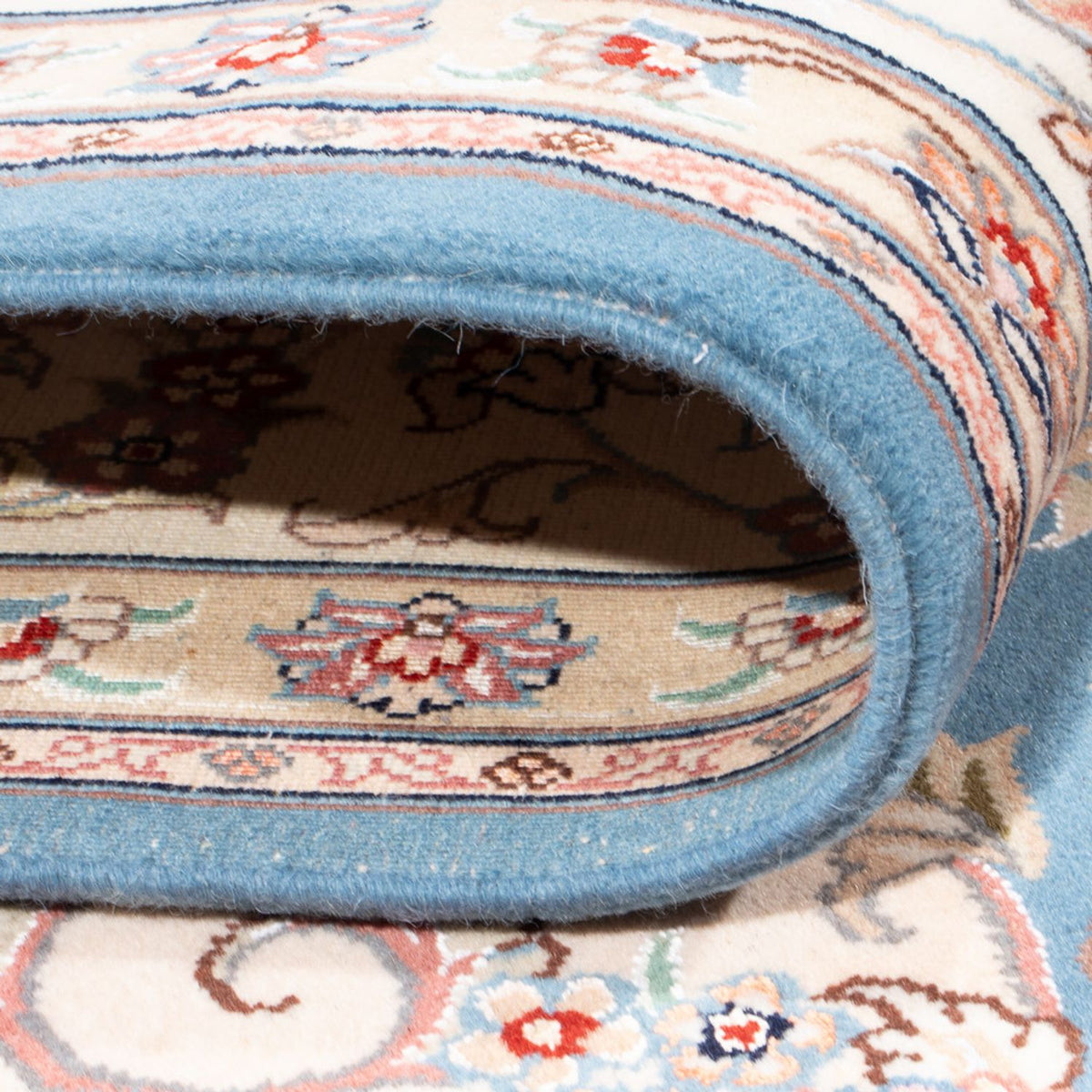 Perzisch tapijt - Tabriz - Royal - 251 x 200 cm - lichtblauw