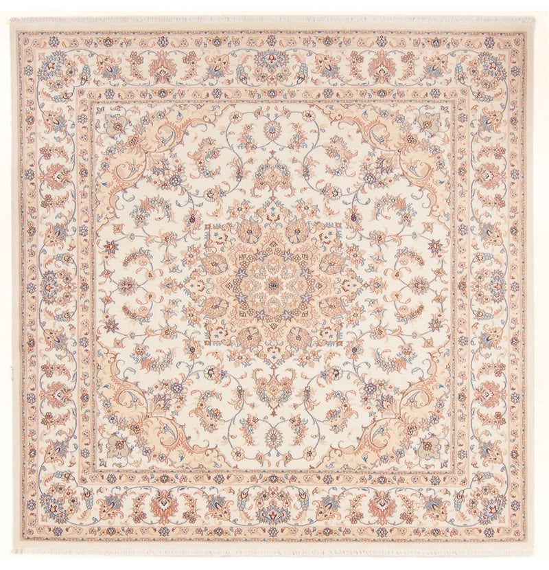 Perzisch tapijt - Tabriz - Royal vierkant  - 211 x 198 cm - crème