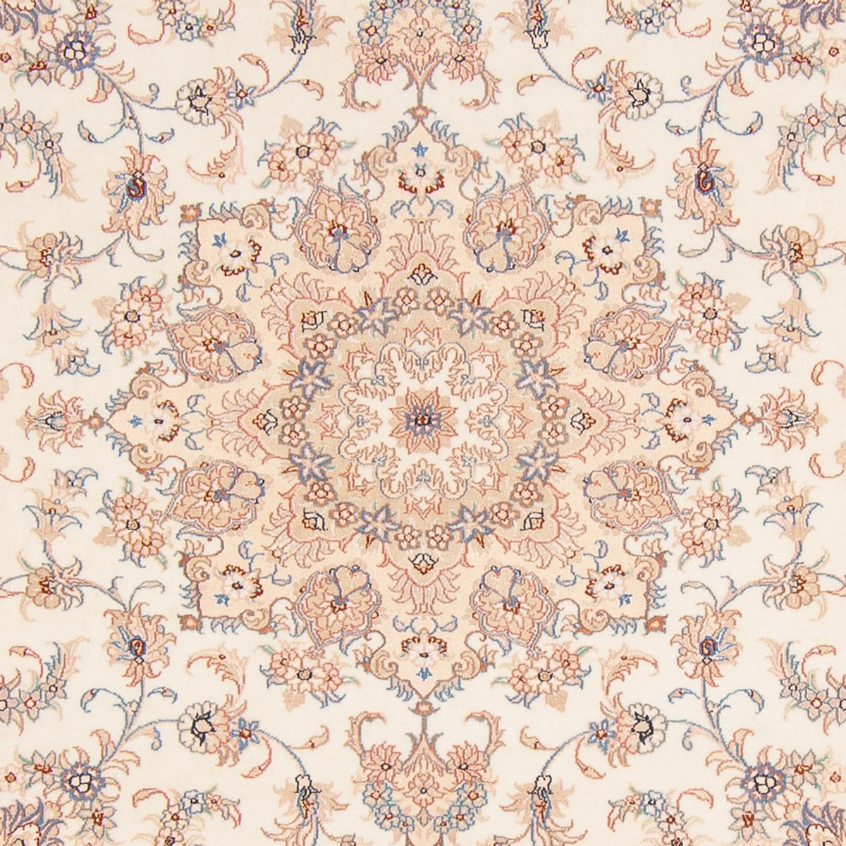 Perzisch tapijt - Tabriz - Royal vierkant  - 211 x 198 cm - crème