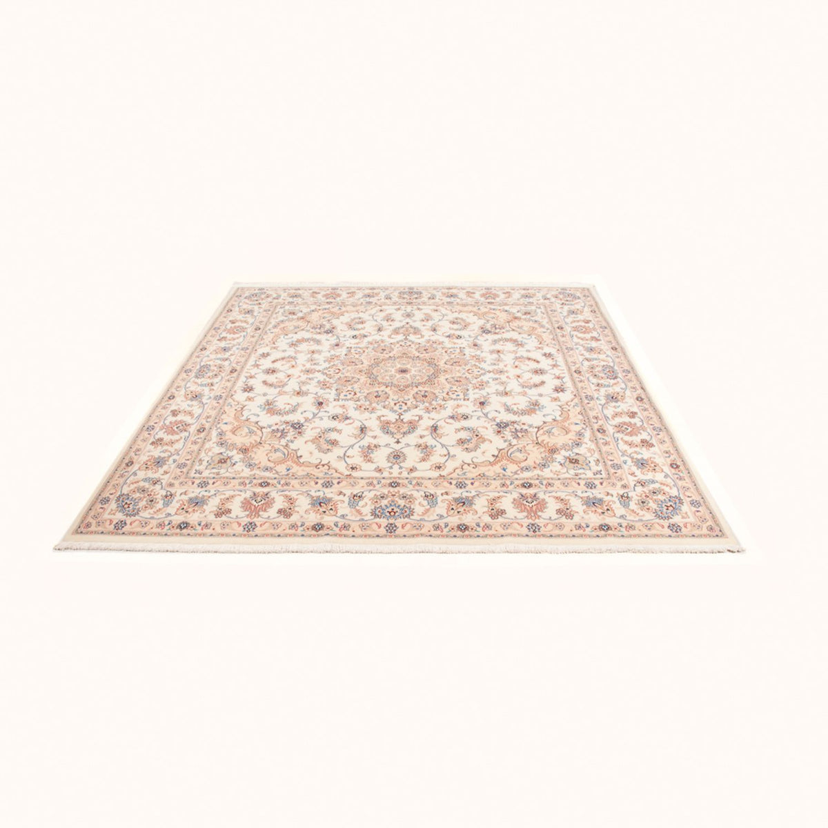 Perzisch tapijt - Tabriz - Royal vierkant  - 211 x 198 cm - crème