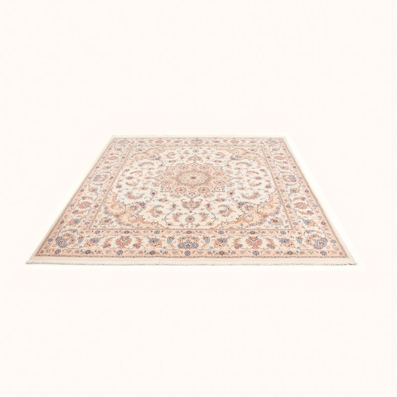 Perzisch tapijt - Tabriz - Royal vierkant  - 211 x 198 cm - crème