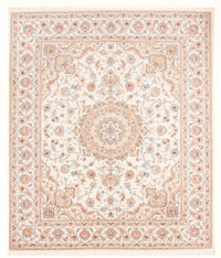 Perzisch tapijt - Tabriz - Royal - 243 x 198 cm - crème