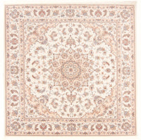 Perzisch tapijt - Tabriz - Royal vierkant  - 208 x 197 cm - crème