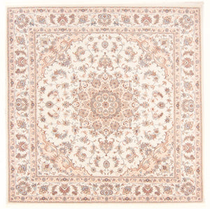 Perzisch tapijt - Tabriz - Royal vierkant  - 208 x 197 cm - crème