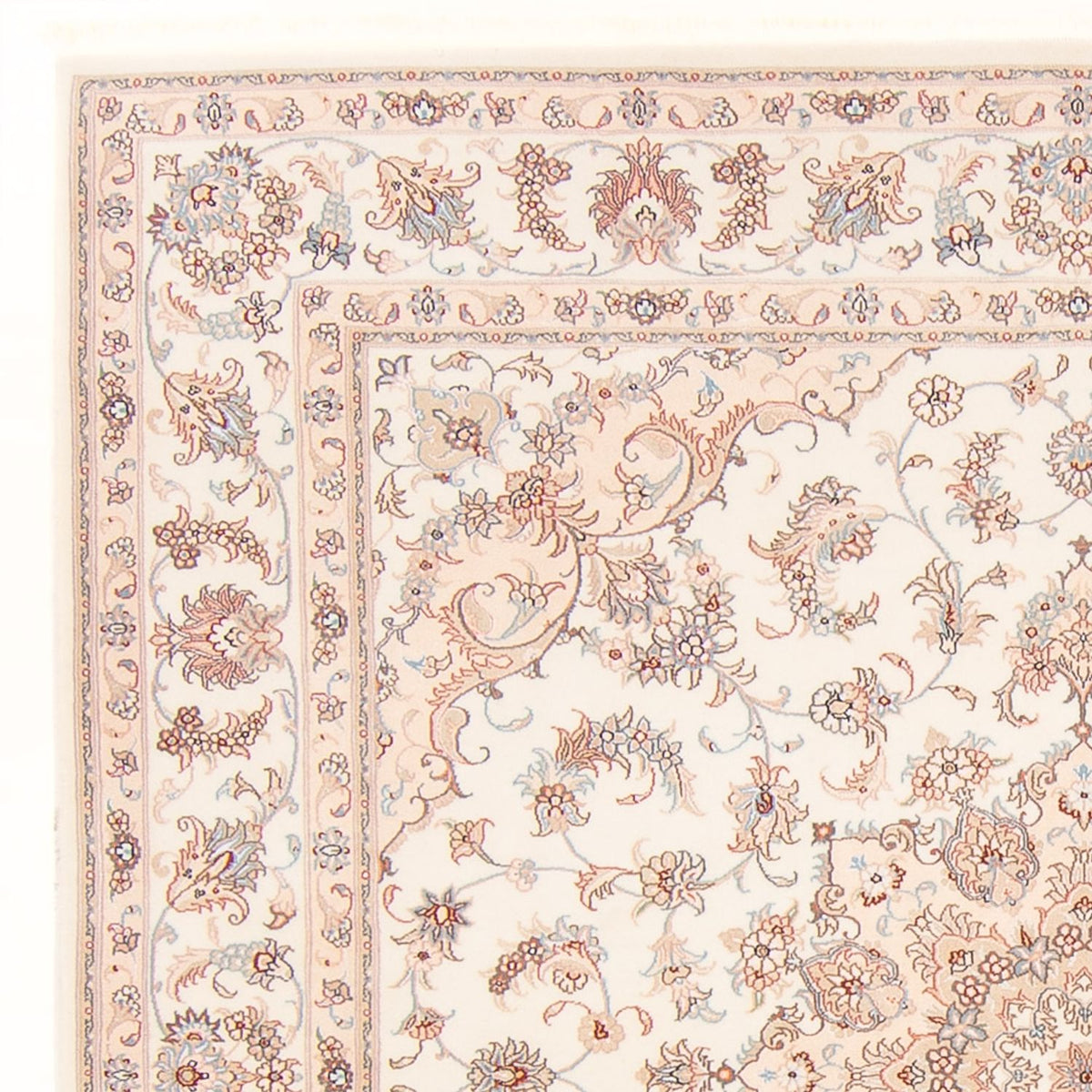 Perzisch tapijt - Tabriz - Royal vierkant  - 208 x 197 cm - crème