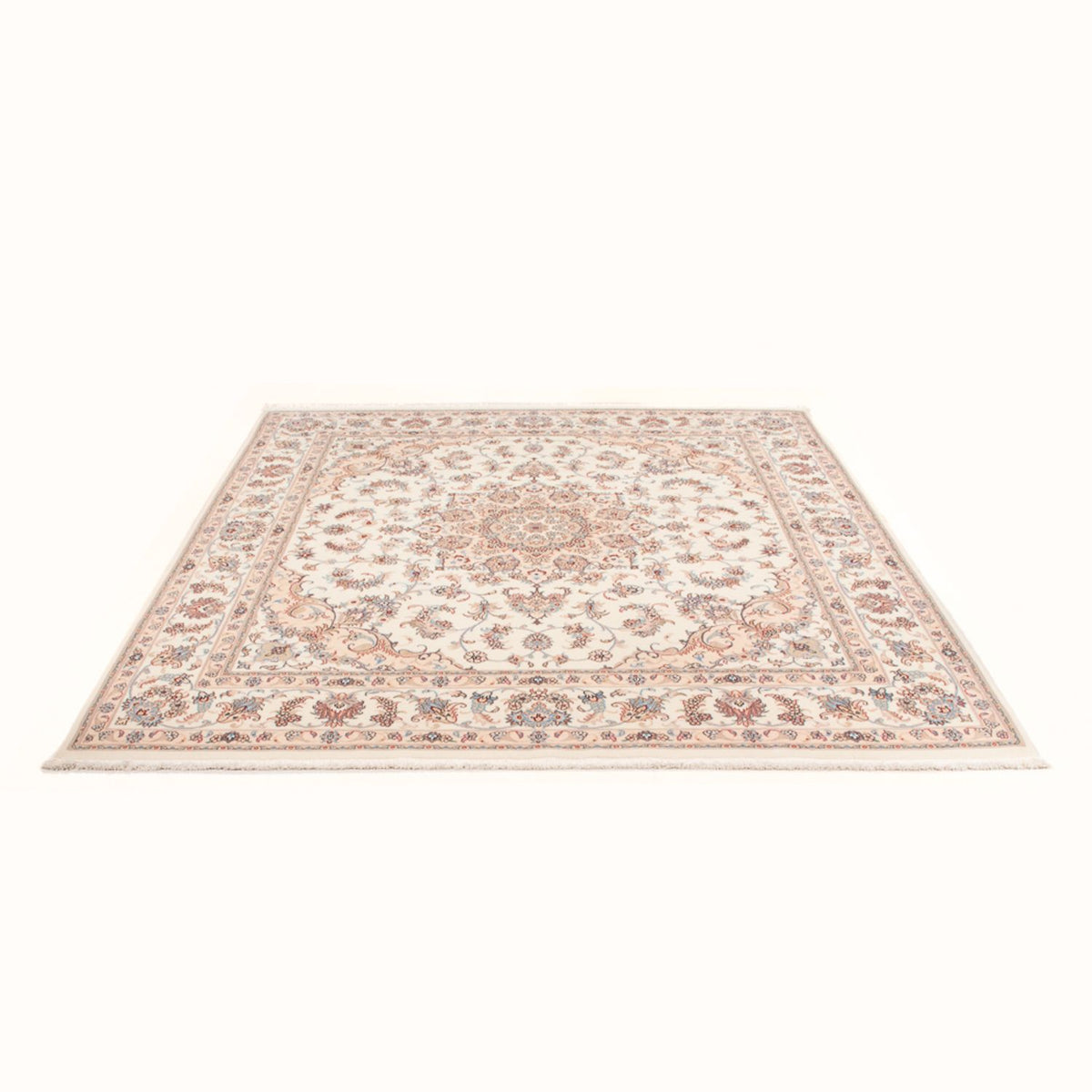 Perzisch tapijt - Tabriz - Royal vierkant  - 208 x 197 cm - crème