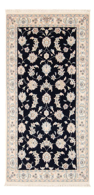 Perzisch tapijt - Nain - Premium - 148 x 74 cm - donkerblauw