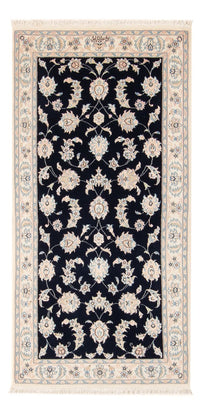 Perzisch tapijt - Nain - Premium - 148 x 74 cm - donkerblauw