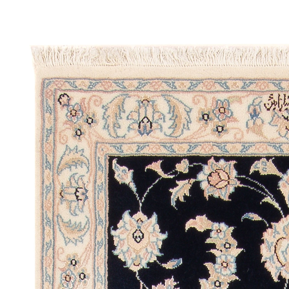 Perzisch tapijt - Nain - Premium - 148 x 74 cm - donkerblauw