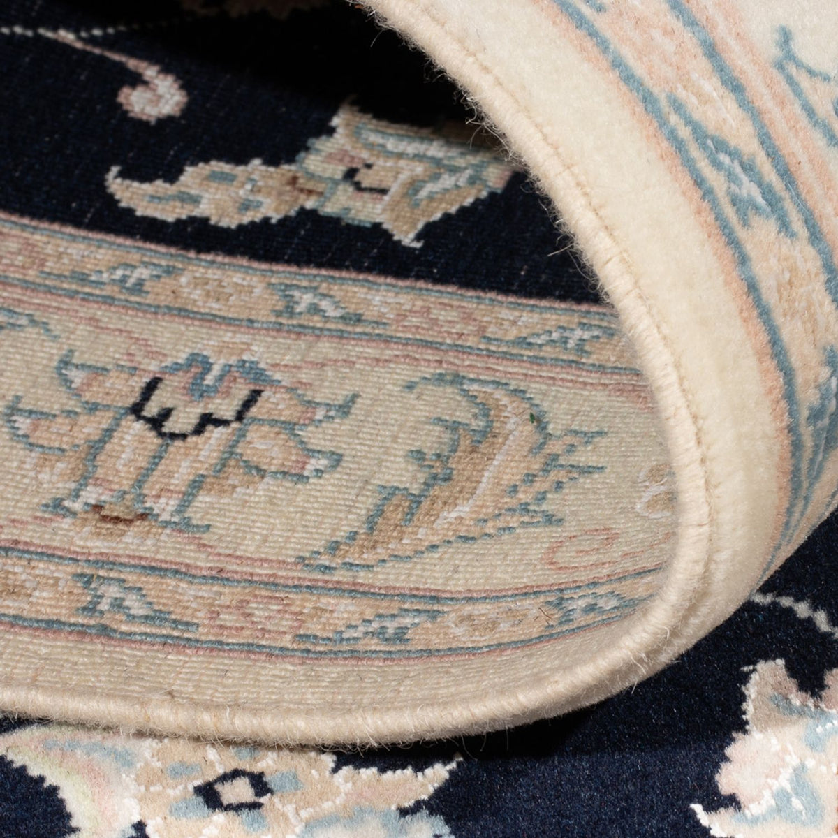 Perzisch tapijt - Nain - Premium - 148 x 74 cm - donkerblauw