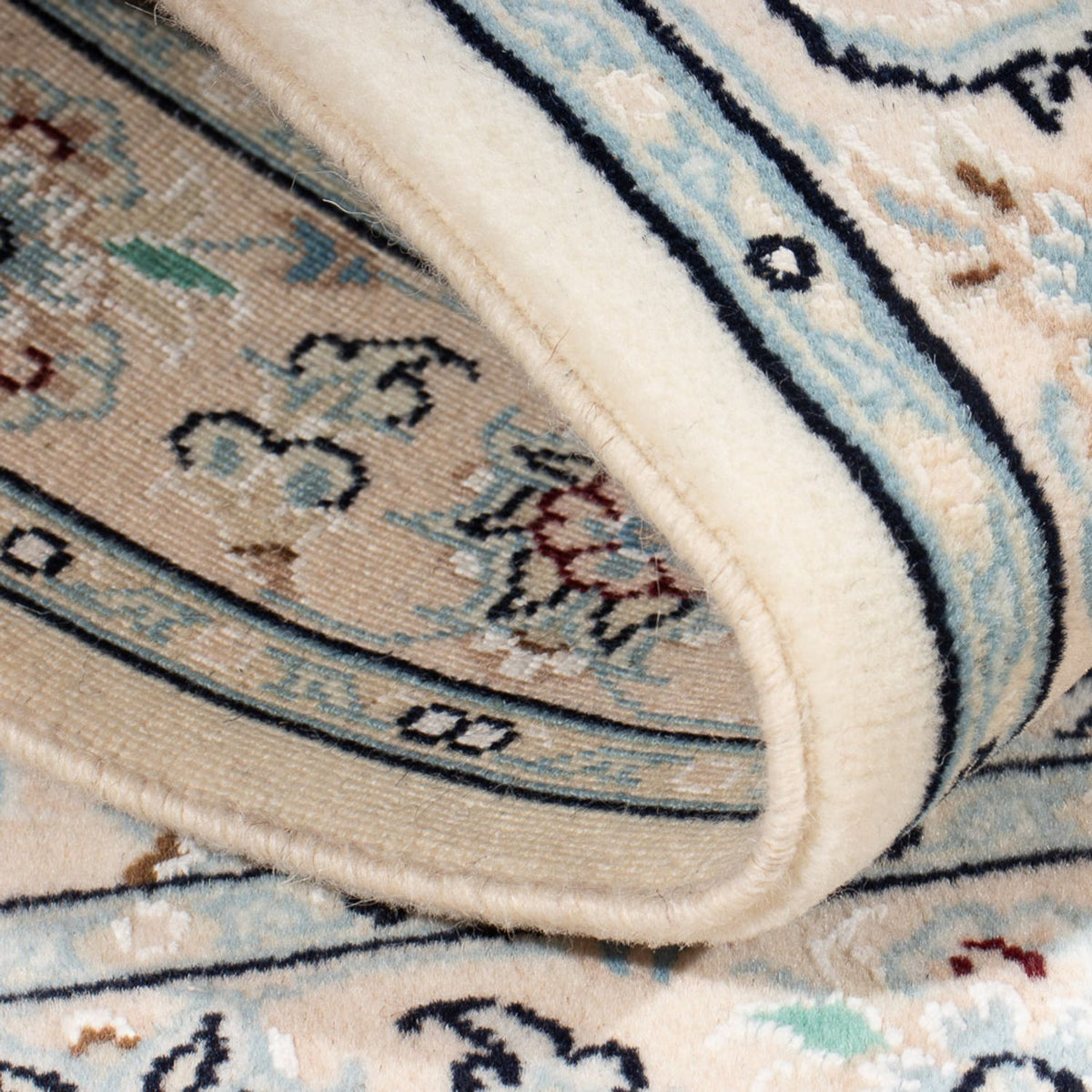 Perzisch tapijt - Nain - Premium - 120 x 80 cm - crème