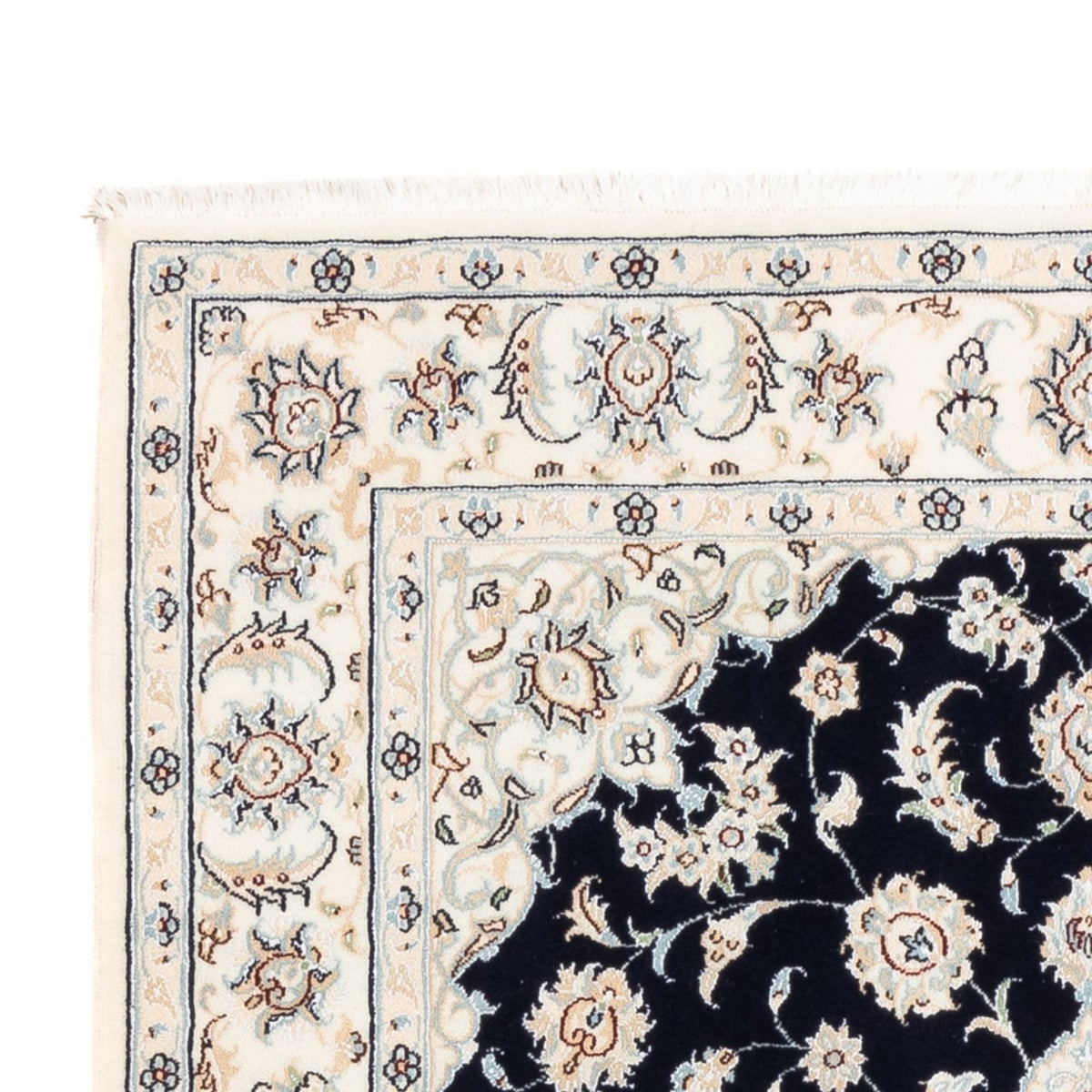 Perzisch tapijt - Nain - Premium - 176 x 119 cm - donkerblauw