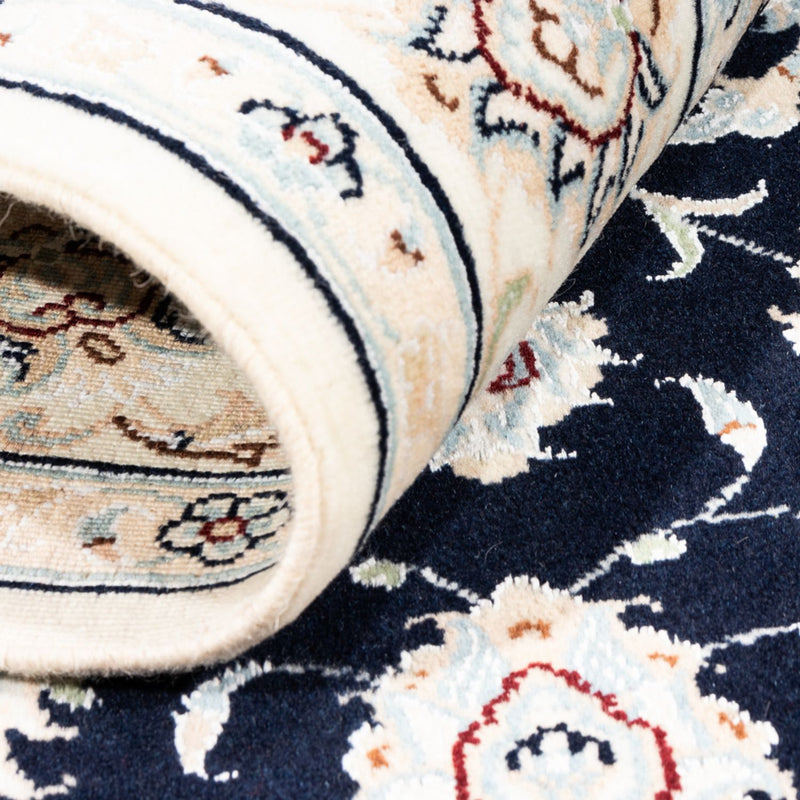 Perzisch tapijt - Nain - Premium - 176 x 119 cm - donkerblauw
