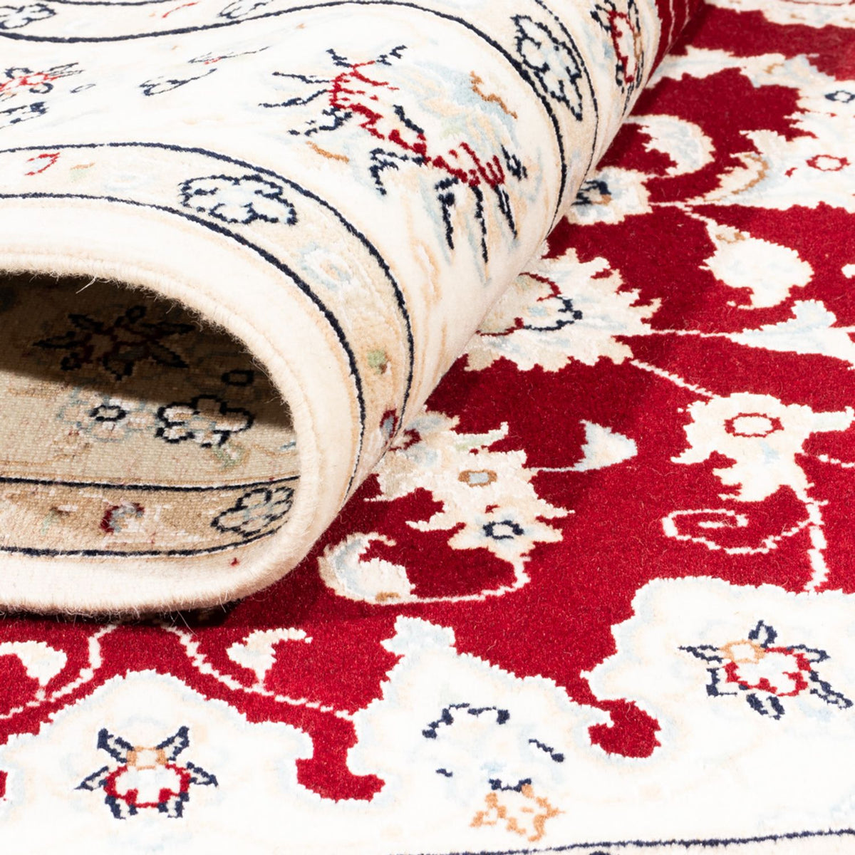 Perzisch tapijt - Nain - Premium - 178 x 122 cm - rood