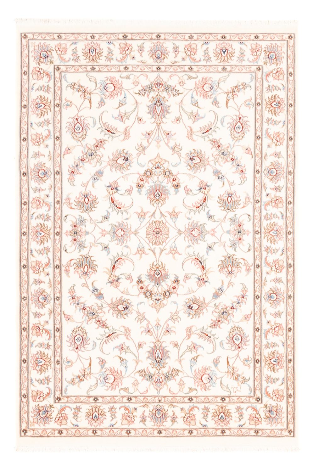 Perzisch tapijt - Tabriz - 156 x 106 cm - crème