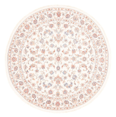 Perzisch tapijt - Tabriz rond  - 152 x 146 cm - crème