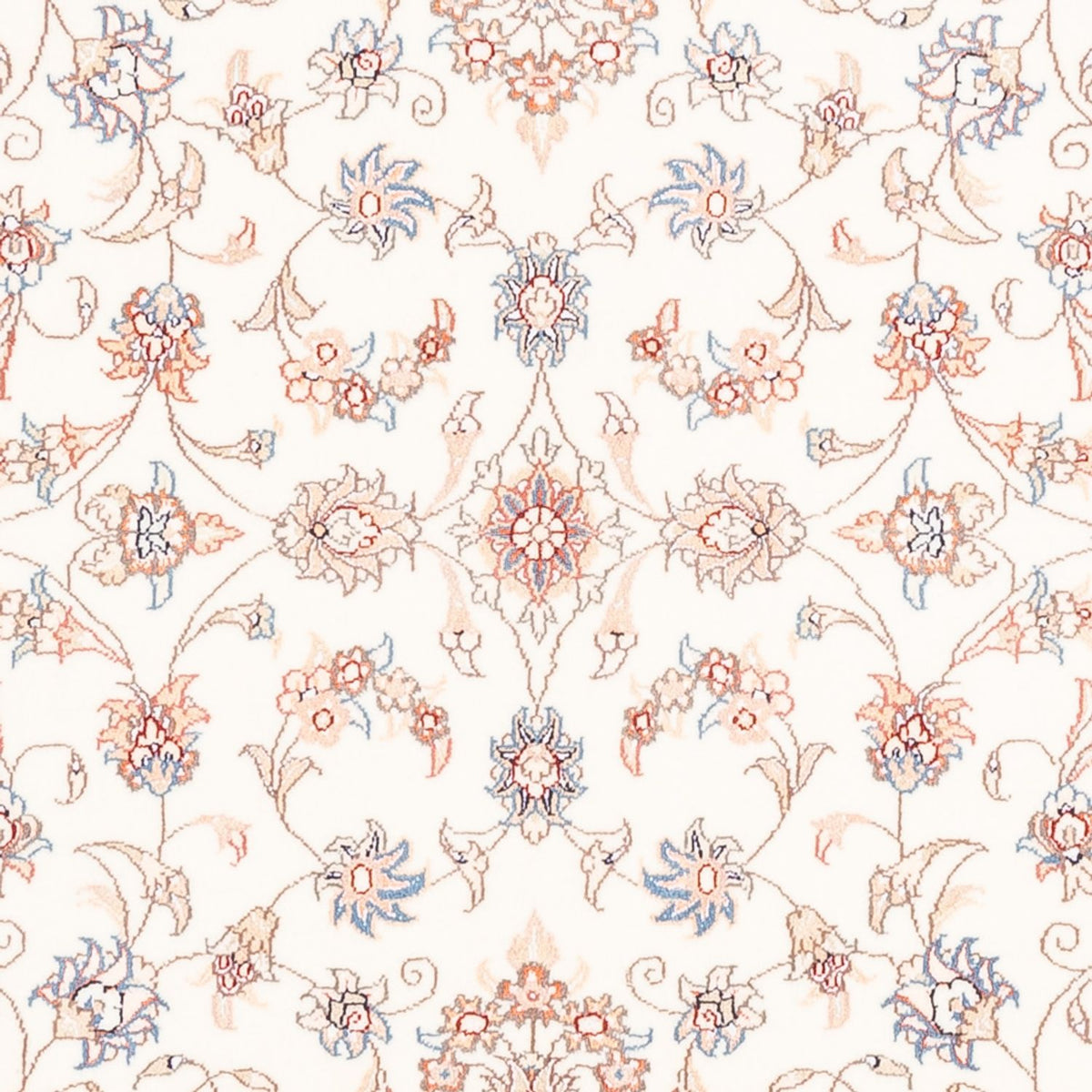 Perzisch tapijt - Tabriz rond  - 152 x 146 cm - crème