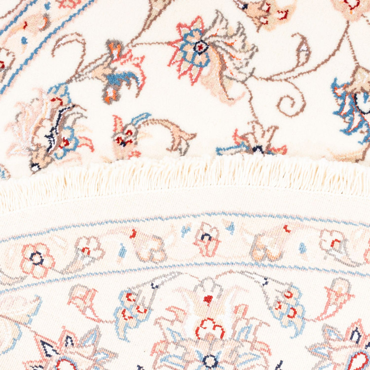 Perzisch tapijt - Tabriz rond  - 152 x 146 cm - crème