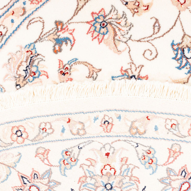 Perzisch tapijt - Tabriz rond  - 152 x 146 cm - crème