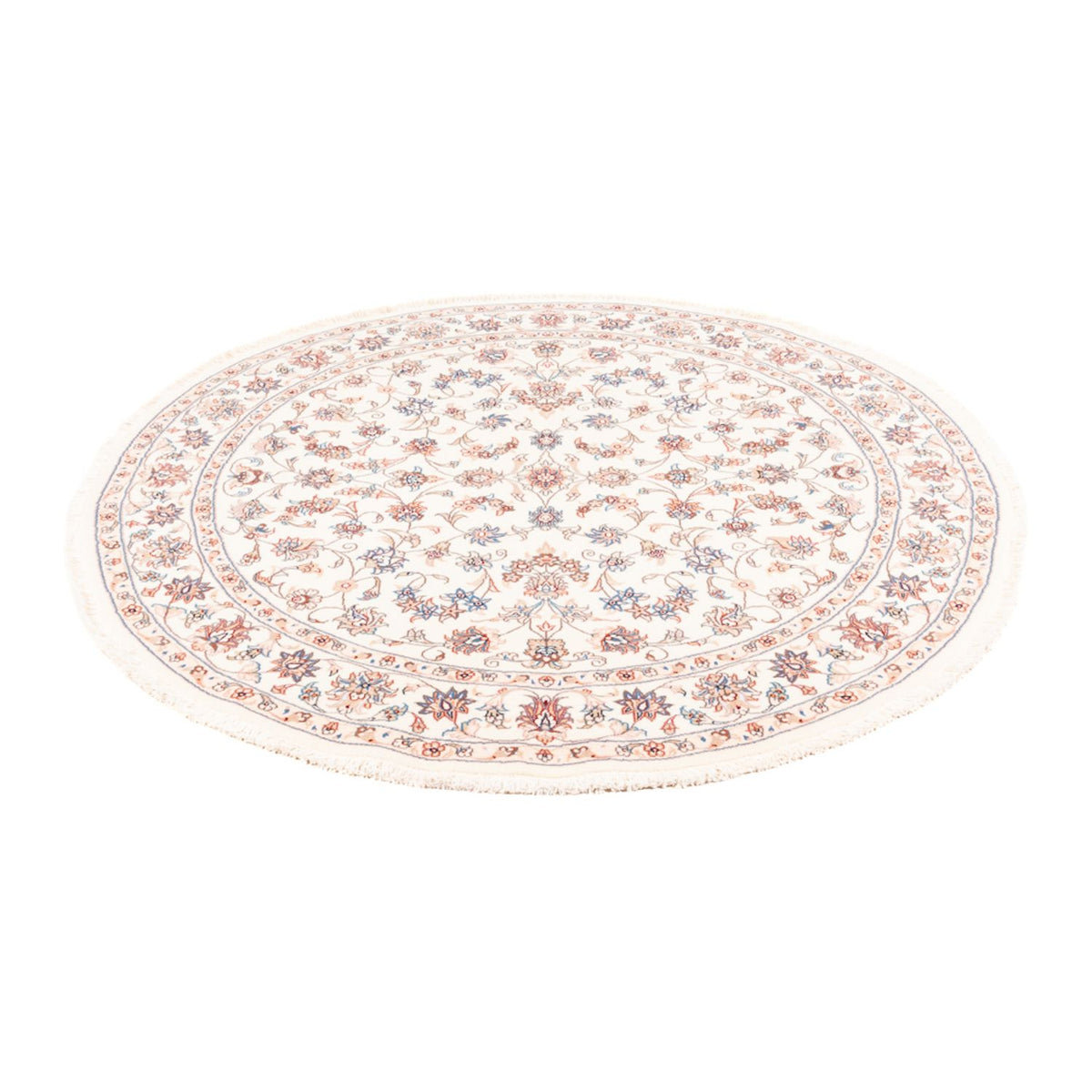 Perzisch tapijt - Tabriz rond  - 152 x 146 cm - crème