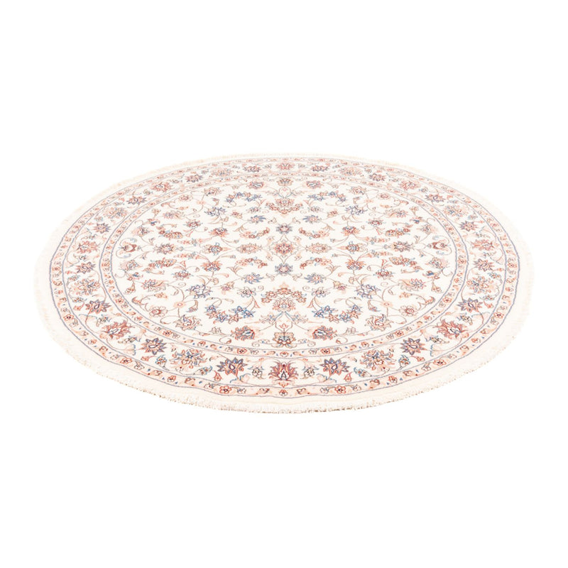 Perzisch tapijt - Tabriz rond  - 152 x 146 cm - crème