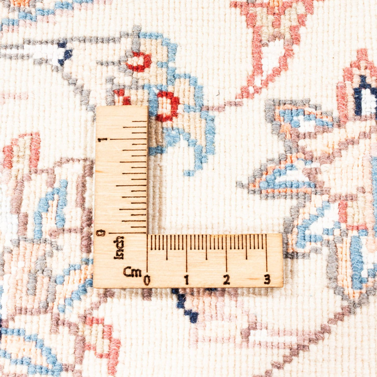 Perzisch tapijt - Tabriz rond  - 152 x 146 cm - crème