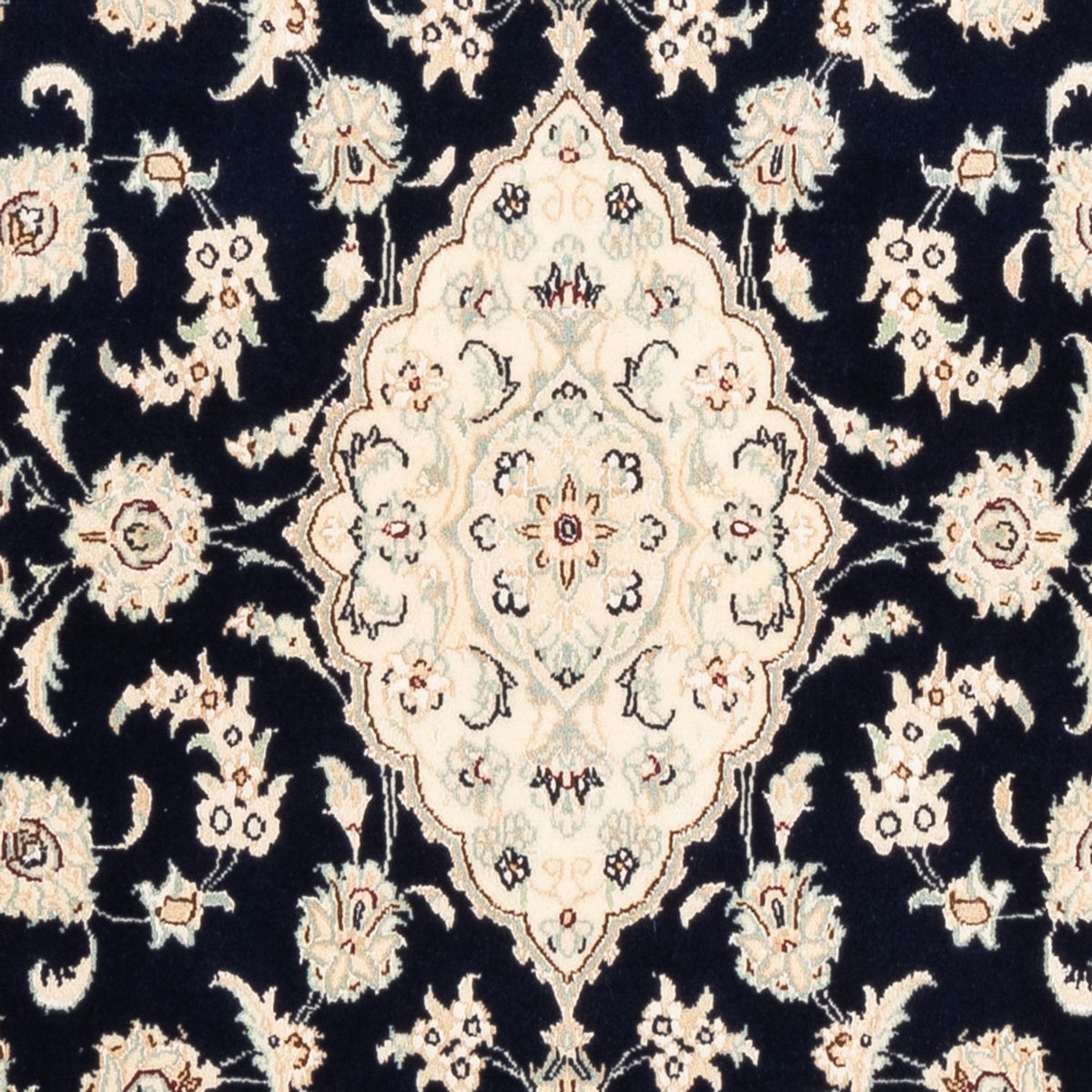 Perzisch tapijt - Nain - Premium - 158 x 105 cm - donkerblauw