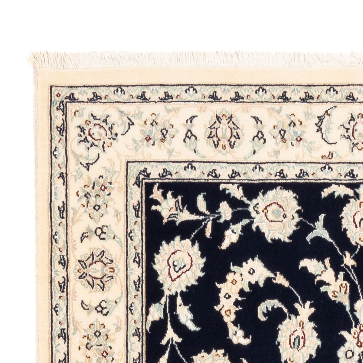 Perzisch tapijt - Nain - Premium - 158 x 105 cm - donkerblauw