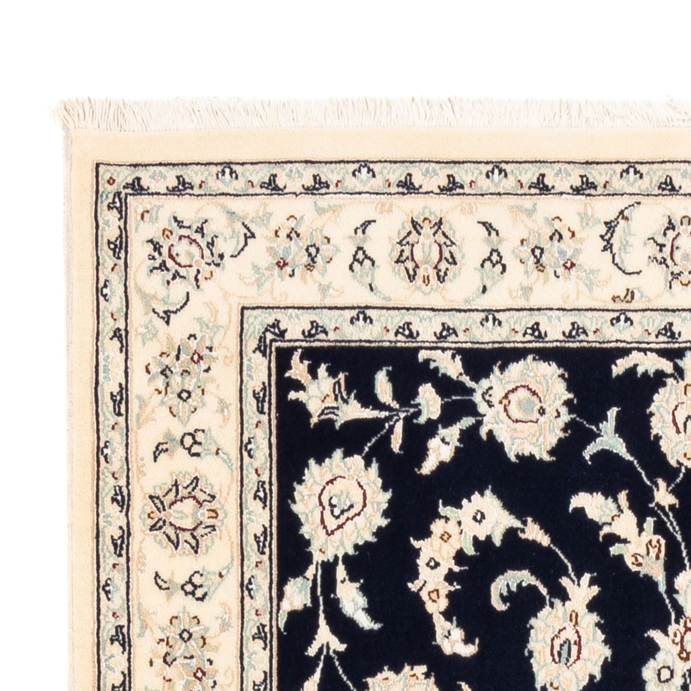 Perzisch tapijt - Nain - Premium - 158 x 105 cm - donkerblauw